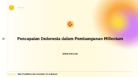 Pencapaian Indonesia dalam Pembangunan Millenium