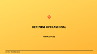 definisi operasional