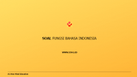 soal fungsi bahasa indonesia