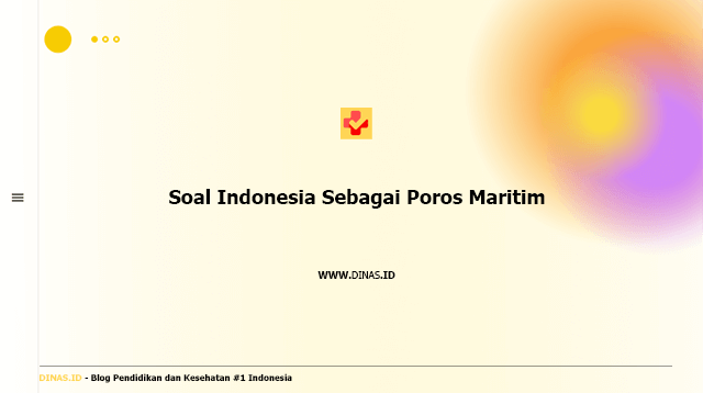 soal indonesia sebagai poros maritim