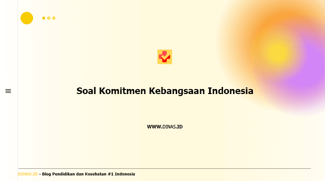 soal komitmen kebangsaan indonesia