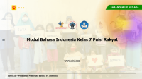 modul bahasa indonesia kelas 7 puisi rakyat