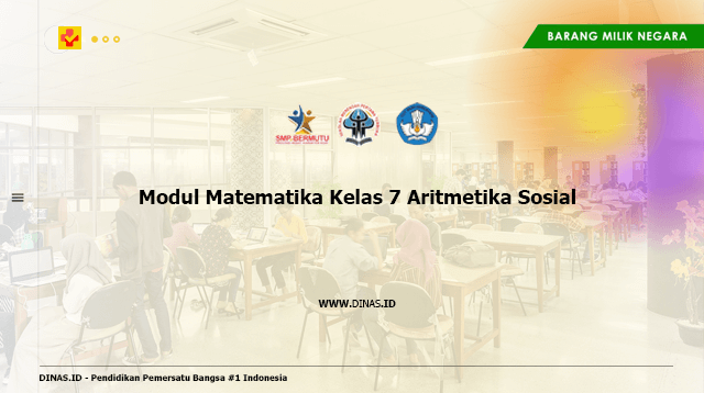 modul matematika kelas 7 aritmetika sosial