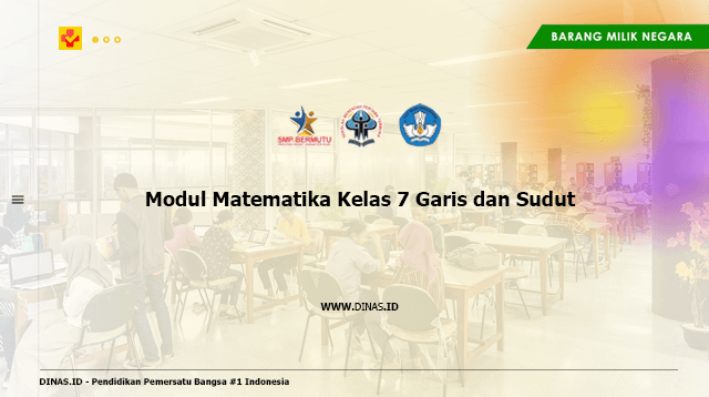 modul matematika kelas 7 garis dan sudut