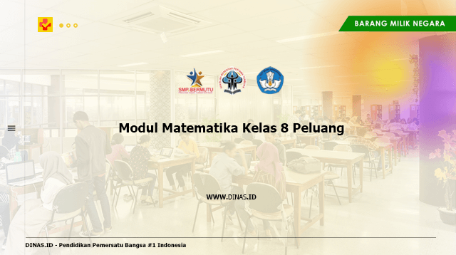 modul matematika kelas 8 peluang