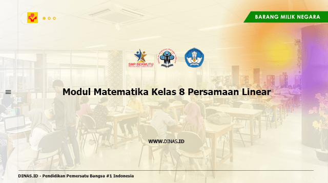 modul matematika kelas 8 persamaan linear