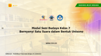 modul seni budaya kelas 7 bernyanyi satu suara dalam bentuk unisono