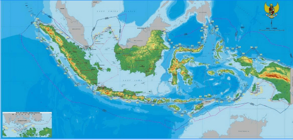 Peta wilayah negara Republik Indonesia